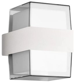 POWERTECH LED φωτιστικό τοίχου HLL-0158, 14W, 4000K, 1120lm, IP65, λευκό