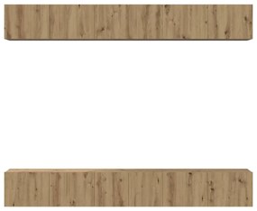 vidaXL Σετ επίπλου τηλεόρασης 6 pcs artisan δρυς 80 x 30 x 30 εκ