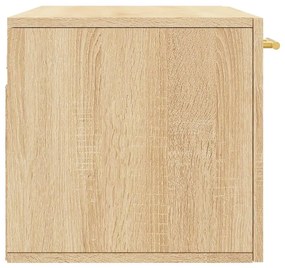vidaXL Ντουλάπι Τοίχου Sonoma Δρυς 80x36,5x35 εκ. Επεξεργασμένο Ξύλο