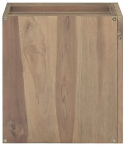 vidaXL Ντουλάπι Μπάνιου Επιτοίχιο 46x25,5x40 εκ. από Μασίφ Ξύλο Teak