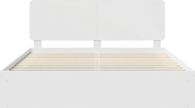 vidaXL Σκελετός Κρεβατιού Λευκό 200 x 200 cm Στερεά ξυλεία πεύκου