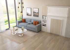 Κρεβάτι Τοίχου με Τραπέζι Smart 140x190cm