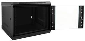 vidaXL Ντουλάπα δικτύου με αποθήκευση Μαύρο 53 x 60 x 45 εκ Ατσάλι