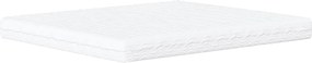 vidaXL Στρώμα Αφρού Σκληρότητα H2 H3 Λευκό 160x220 εκ.