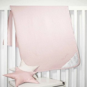 Κουβέρτα Πικέ Heaven Pink Guy Laroche Cradle 110x150cm 100% Βαμβάκι