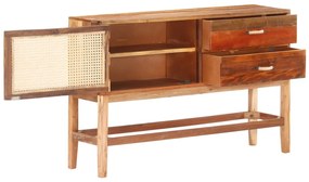 vidaXL Ντουλάπι με Συρτάρια 118 x 30 x 76 εκ. Μασίφ Ανακυκλωμένο Ξύλο
