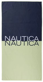 Πετσέτα Θαλάσσης Nau Duocolor Lime Nef-Nef Beach 75x150cm Microfiber