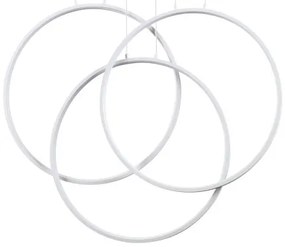 Κρεμαστό Φωτιστικό Οροφής LED 82W Λευκό Frame 269351 Ideal Lux 269351