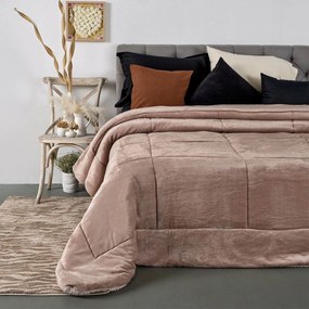 Κουβερτοπάπλωμα Υπέρδιπλο (220x240) Sb Home Luster Beige