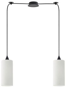 Φωτιστικό Οροφής Κρεμαστό Adept Tube 77-9000 11x300cm 2xE27 60W White Homelighting Κρύσταλλο,Γυαλί