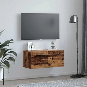 vidaXL Ντουλάπα Τοίχου Επιτοίχιο Παλαιό ξύλο 80 x 36.5 x 35 cm