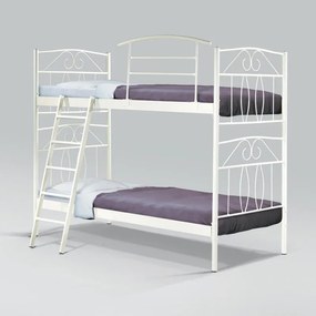 Bunk Bed Metallic Arthur Fylliana Beige 210*100*181.5 cm