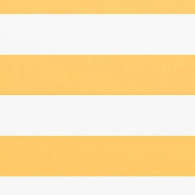 Διαχωριστικό Βεράντας Λευκό/Κίτρινο 120 x 400 εκ. Ύφασμα Oxford - Πολύχρωμο
