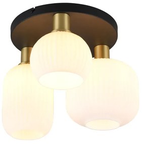 Φωτιστικό Οροφής Trio Lighting DIVA 619800308 Ορειχαλκωμένο Ματ (Brass Mat)