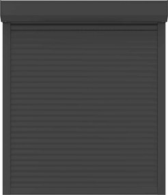 vidaXL Ρολό εισόδου Ανθρακί 110 x 130 cm Αλουμίνιο και Πολυουρεθάνη