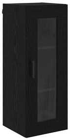 vidaXL Επιτοίχιο ντουλάπι Μαύρη Οξυά 34,5 x 34 x 90 εκ.