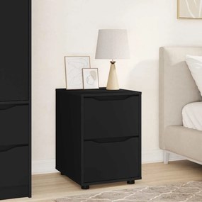 vidaXL Ντουλάπι αποθήκευσης Μαύρο 40 x 48 x 57 εκ Επεξεργασμένο ξύλο
