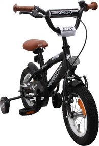 BMX Fun 12 Inch 21 cm Boys Coaster Brake Matte black