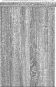 vidaXL Βάσεις Φυτών 2 Τεμ. Γκρι Sonoma 20x20x30 εκ. Επεξεργασμένο Ξύλο