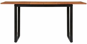 vidaXL Τραπεζαρία 160 x 80 x 75 εκ. από Μασίφ Ξύλο Ακακίας
