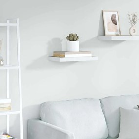 vidaXL Ράφι Τοίχου Δρυς/Άσπρο 40x23,5x3,8 εκ. MDF