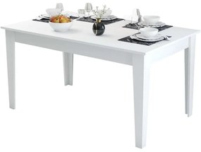 Τραπέζι Με Αποθηκευτικό Χώρο HM9507.06 145x88x75cm White Μελαμίνη