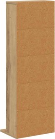 vidaXL Ντουλάπα CD Artisan Δρυς 33 x 23,5 x 97,5 εκ.