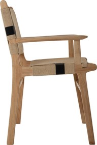 ΠΟΛΥΘΡΟΝΑ BAND RUBBERWOOD ΚΑΙ ΣΧΟΙΝΙ 62,5x60x88Yεκ.HM9324.01