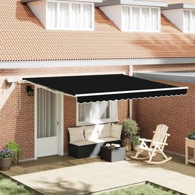 vidaXL Σκηνίτσα Αναδιπλούμενη with 400 x 300 εκ Μαύρο