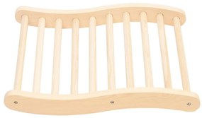 vidaXL Πλάτη Σάουνας σε Σχήμα «S» από Μασίφ Ξύλο Πεύκου