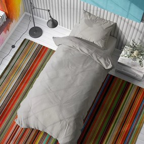 Παπλωματοθήκη Solid 496 Elephant DimCol Single 160x240cm 100% Cotton