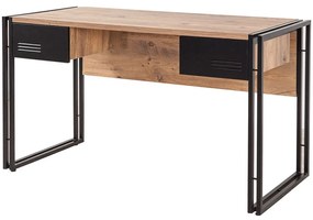 Γραφείο Cosmo Siesta 863SPH3801 139x60x75cm Black-Pine