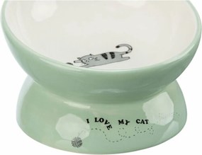 Ταΐστρα σκύλων Trixie Λευκό Πράσινο Ø 13 cm 150 ml