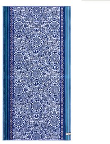 Πετσέτα Θαλάσσης Arona Blue Bassetti Beach 90x180cm 100% Cotton