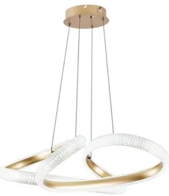 Κρεμαστό Φωτιστικό Οροφής LED 40W IP20 3CCT Χρυσό 6100-Golden Inlight-6100-Golden-Χρυσό 6100-Golden