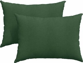 vidaXL Μαξιλάρι Καναπέ 2 pcs Σκούρο Πράσινο 70 x 50 cm