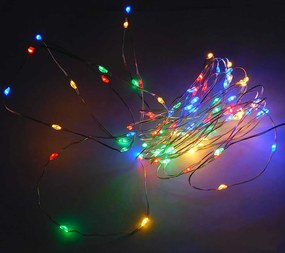 100 Micro Led S/Multi Φωτάκια με Πρόγραμμα 5m USB 80119