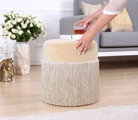Pouffe Merkur - Cream Cream