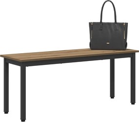 vidaXL παγκάκι Artisan Δρυς 110 x 35 x 45 cm Επεξεργασμένο Ξύλο