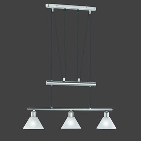 Φωτιστικό Οροφής - Ράγα Stamina 3751031-07 Nickel Trio Lighting Metal