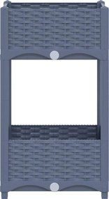 vidaXL Ζαρντινιέρα 40 x 40 x 71 εκ. από Πολυπροπυλένιο