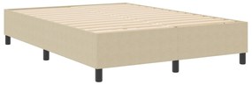 vidaXL Κρεβάτι Box Spring Ανοιχτό Πράσινο Γκρι 140x200 εκ Κορντούρα