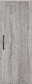 vidaXL Ντουλάπι Τοίχου Γκρι Sonoma 34,5 x 34 x 90 εκ. Επεξεργ. Ξύλο