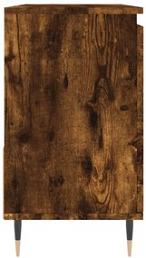 vidaXL Ντουλάπι Μπάνιου Καπνιστή Δρυς 65x33x60 εκ. Επεξεργασμένο Ξύλο