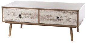 Artekko Siblur Τραπέζι Σαλονιού Mdf με Συρτάρια (100x51x39)cm Artekko 709-3215