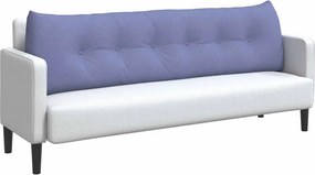 vidaXL Μαξιλάρι Πλάτης Μπλε τζην 180 x 50 x 24 cm ύφασμα
