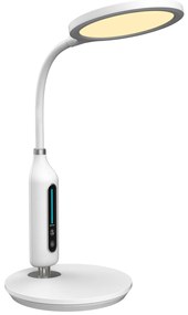 ΦΩΤΙΣΤΙΚΟ ΓΡΑΦΕΙΟΥ LED BLAIN HM4460.01 ΛΕΥΚΟ ABS &amp; ΣΙΛΙΚΟΝΗ Φ18,5x40,7Yεκ.