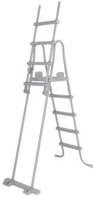 Bestway Flowclear Σκάλα Ασφαλείας Πισίνας με 4 Σκαλοπάτια 132 εκ.