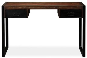 vidaXL Γραφείο με 2 Συρτάρια 120x50x76 εκ. από Μασίφ Ανακυκλωμένο Ξύλο
