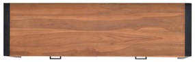 vidaXL Γραφείο με 2 Συρτάρια 140 x 40 x 75 εκ. Ξύλο Teak